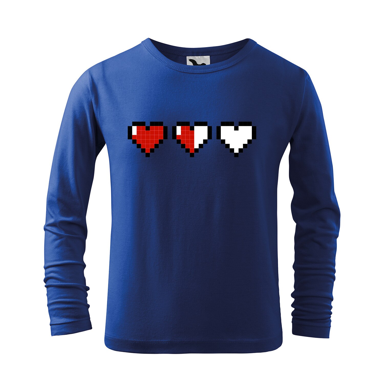 Tricou cu maneca lunga pentru copii,personalizat,Albastru regal,8 ani