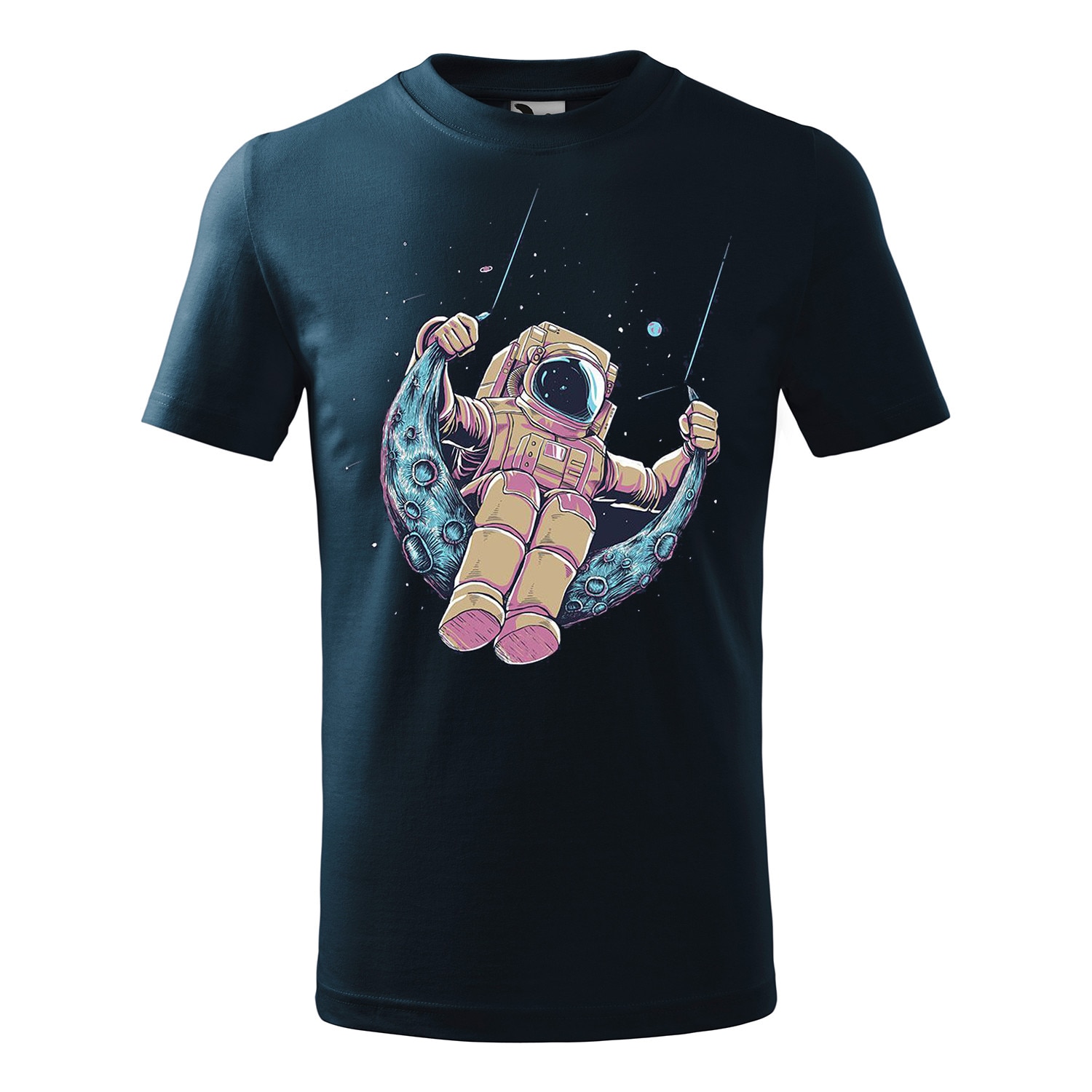 Tricou cu maneca scurta pentru copii,personalizat,Albastru marin,12 ani