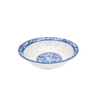 Set 6 boluri ceramica 18 cm model floral ,albastru Set 6 boluri ceramica 18 cm model floral ,albastru