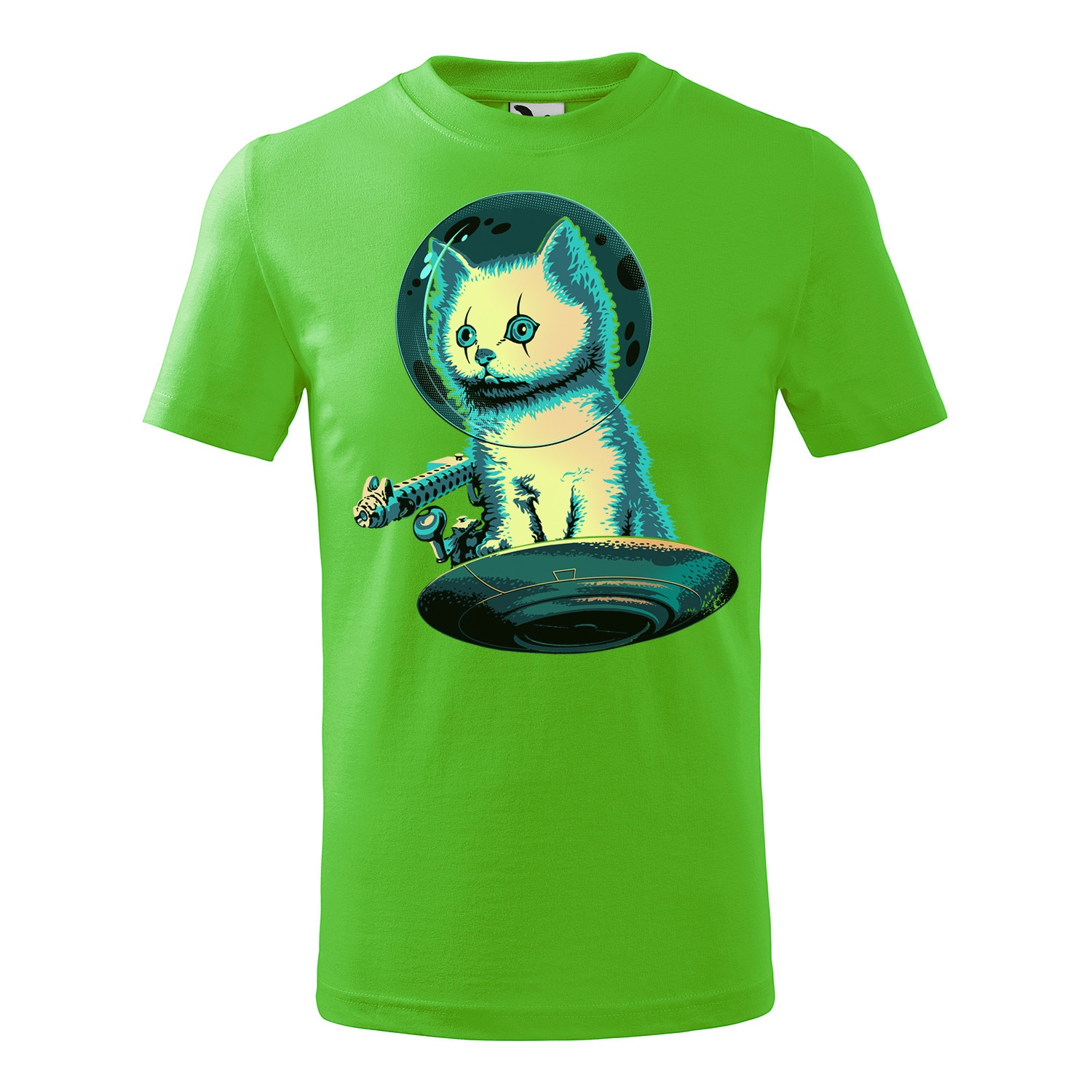 Tricou cu maneca scurta pentru copii,personalizat,Verde mar,8 ani