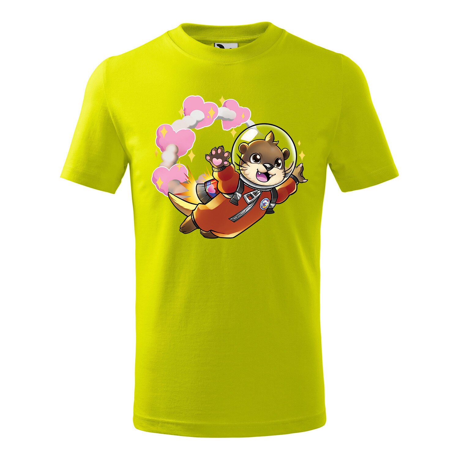 Tricou cu maneca scurta pentru copii,personalizat,Galben lime,12 ani