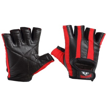 Manusi Antrenament pentru Sala si Fitness Piele Naturala Armageddon Sports, DEVIL, Rosu/Negru, M Manusi Antrenament pentru Sala si Fitness Piele Naturala Armageddon Sports, DEVIL, Rosu/Negru, M