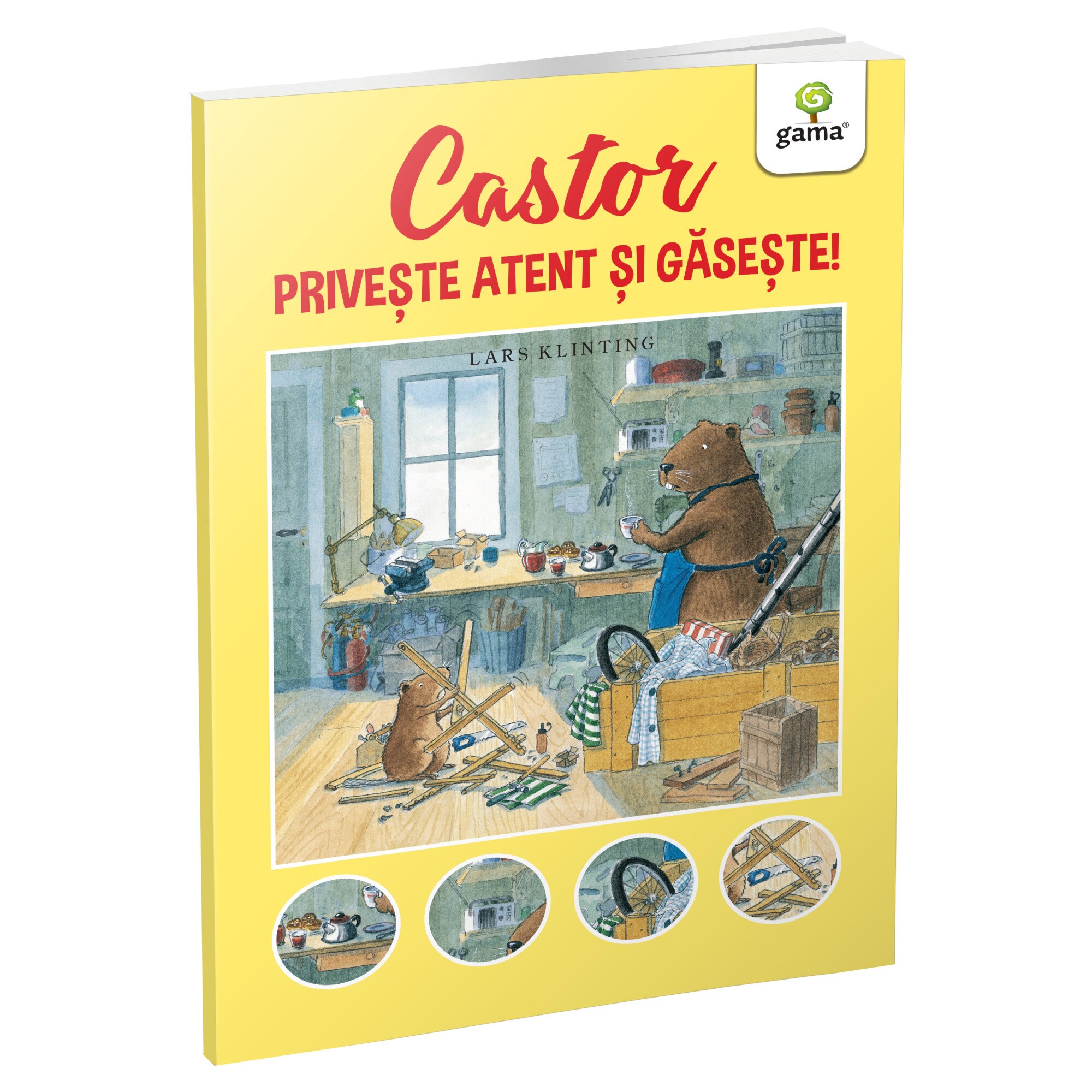 Castor:Priveste atent si gaseste!. Castor cu activitati, Lars Klinting