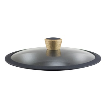 Capac oala din sticla/silicon, diametru 28 cm, Beper, PE.341 Capac oala din sticla/silicon, diametru 28 cm, Beper, PE.341