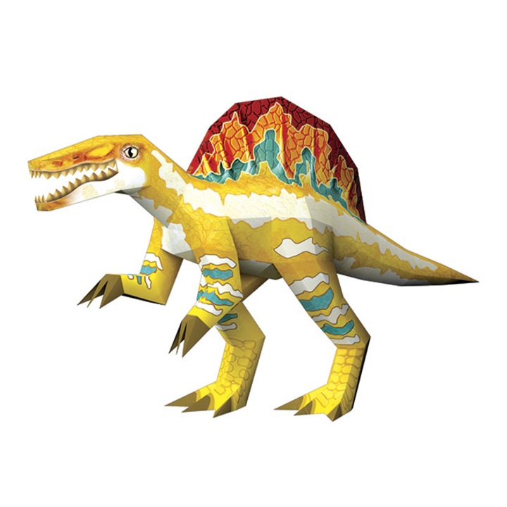 3D пъзел Хартиен свят СПИНОЗАВЪР, модел за сглобяване