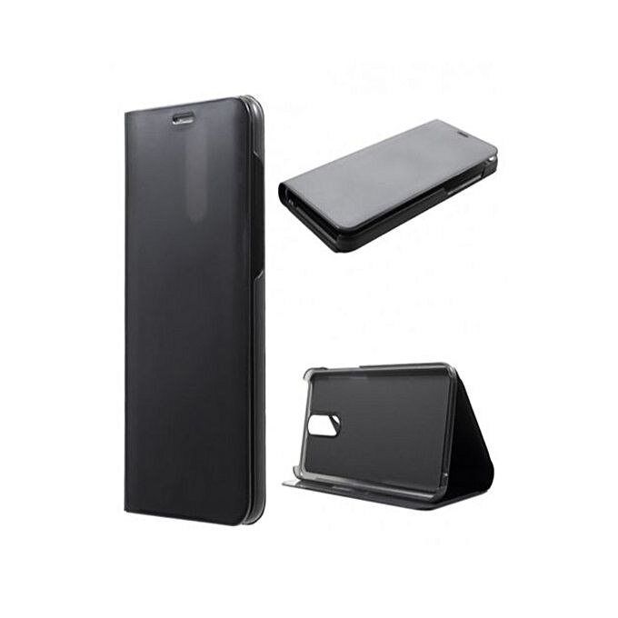 Husa flip Clear View neagra Samsung Mate 10 Lite