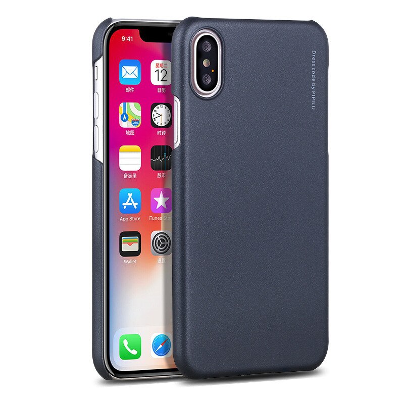 Husa de protectie X-level Metallic Iphone X negru