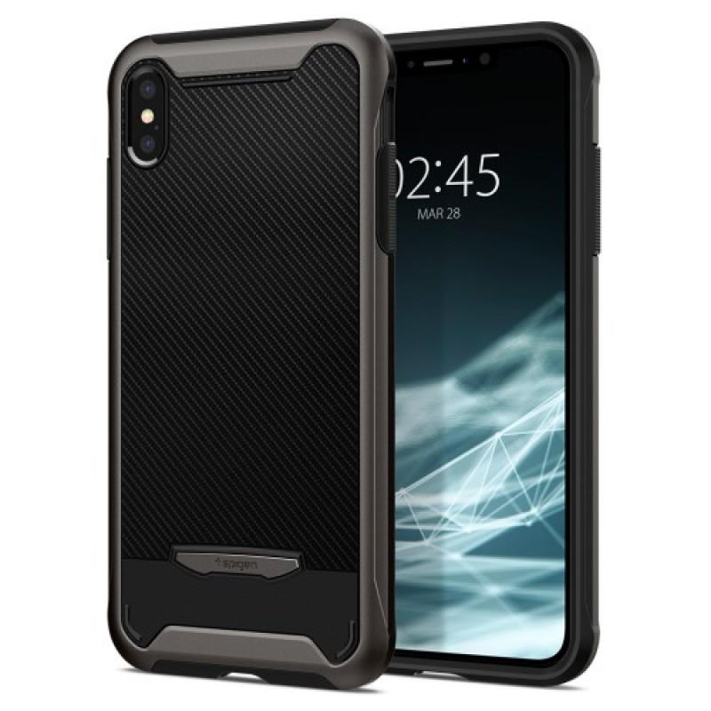 Carcasa Spigen Hybrid NX iPhone XS Max Gunmetal