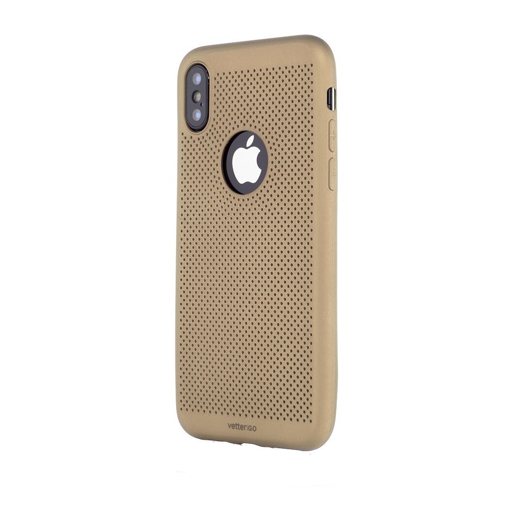 Husa iPhone X XS Vent Soft Vetter Gold
