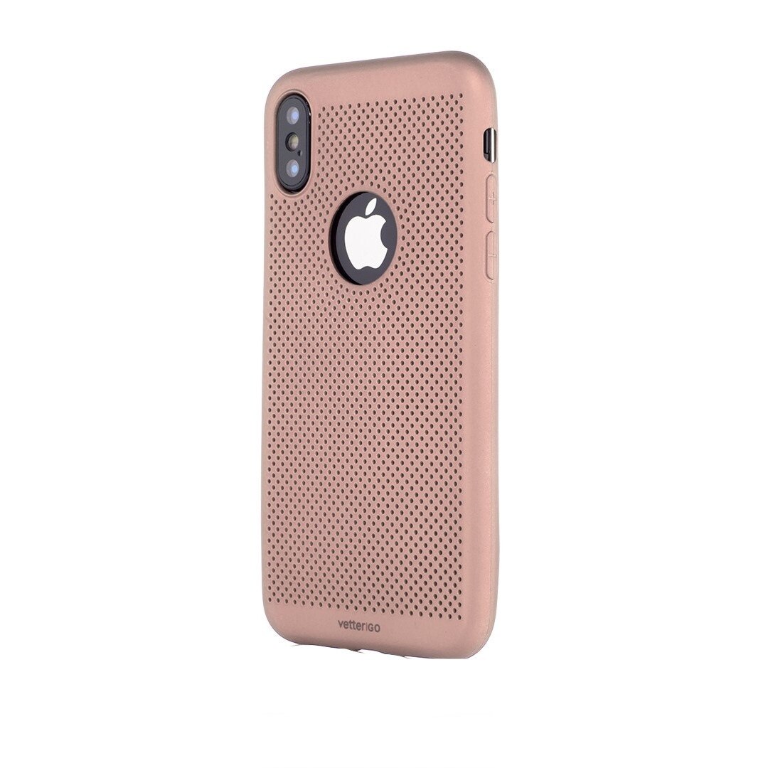 Husa iPhone X XS Vent Soft Vetter Rose Gold