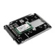 Adaptor 2.5 inch SATA la M.2 SATA SSD Axagon RSS-M2SD, Aluminiu, Compatibil SSD M.2 NGFF 2230/2242/2260/2280, Argintiu