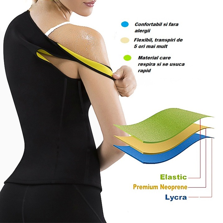 SlimUp termikus karcsúsító felső hosszú ujjal és cipzárral