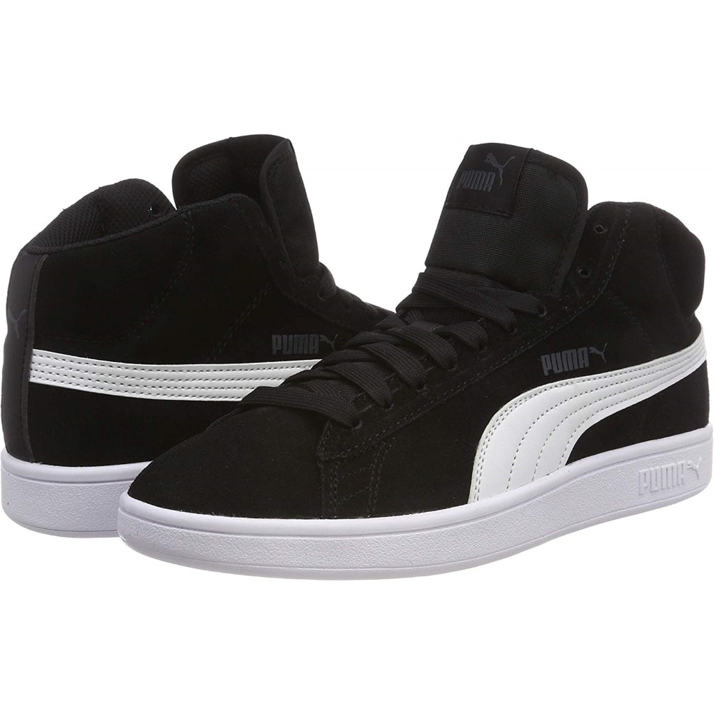 Pantofi sport Puma Smash Mid pentru barbati, negru, Negru