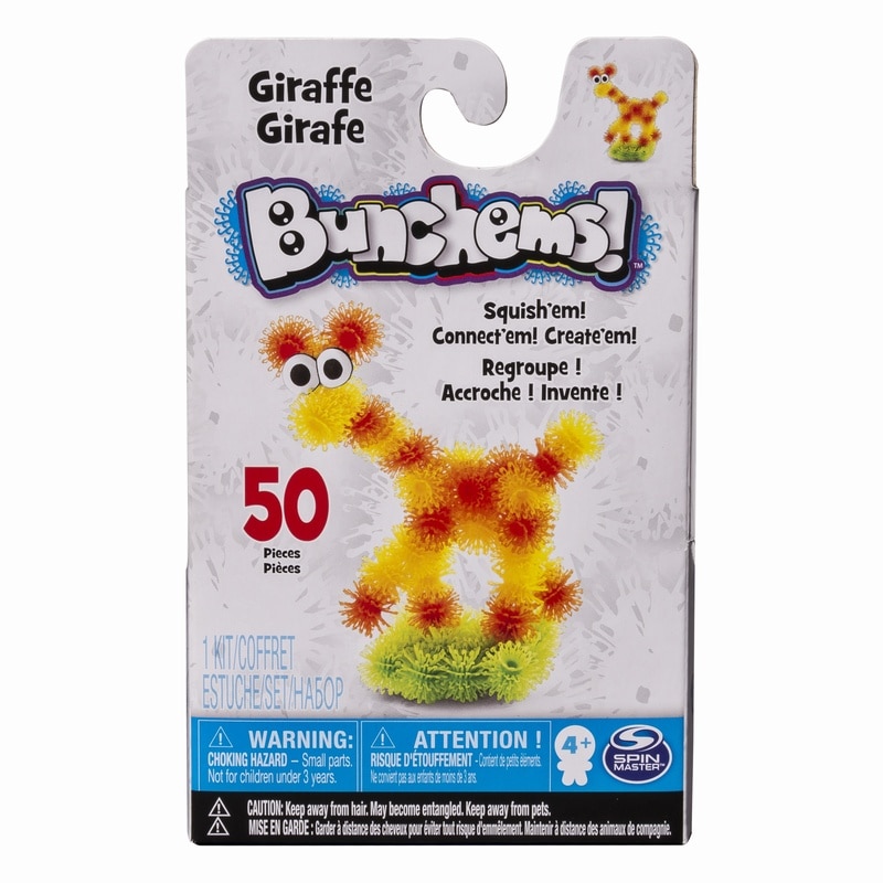 Set creativ Bunchems, Girafa, 50 piese
