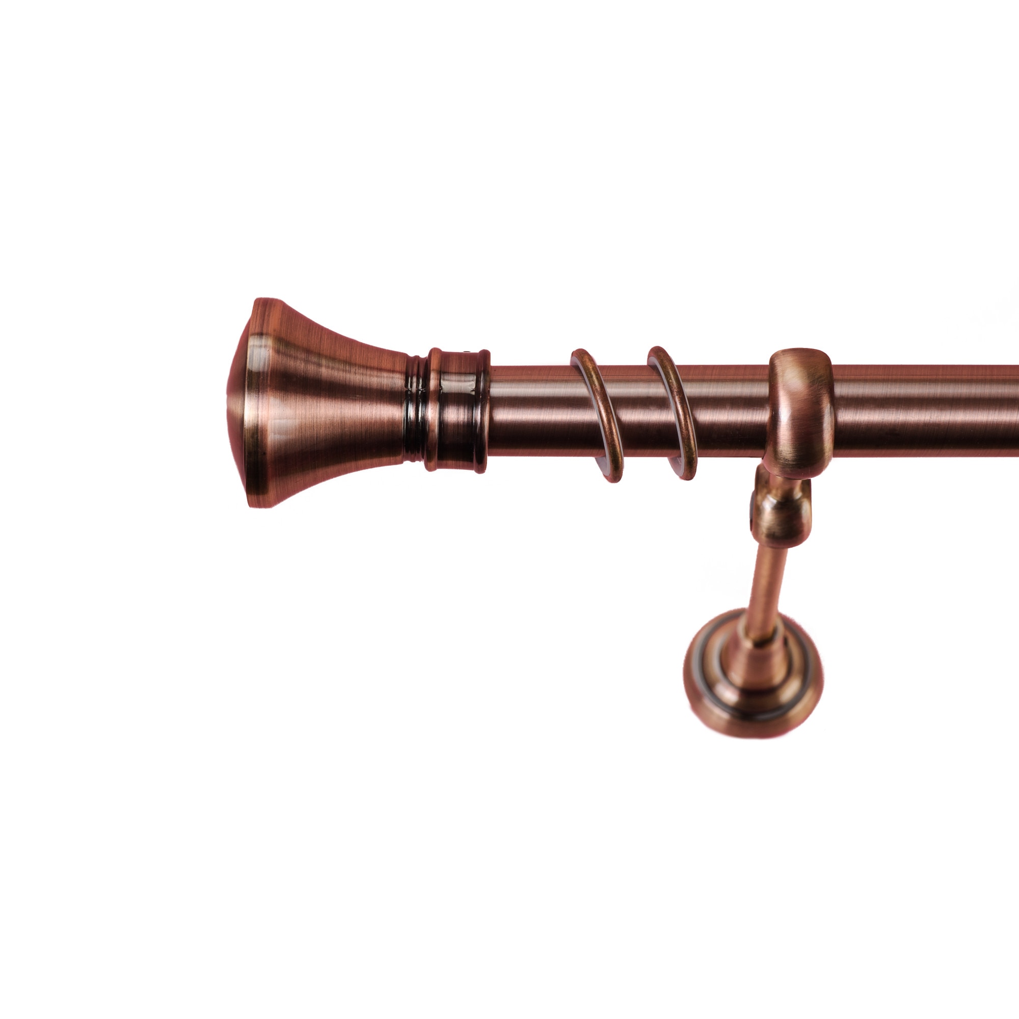 Galerie simpla Luxor, grosime 25mm, cupru, 300 cm