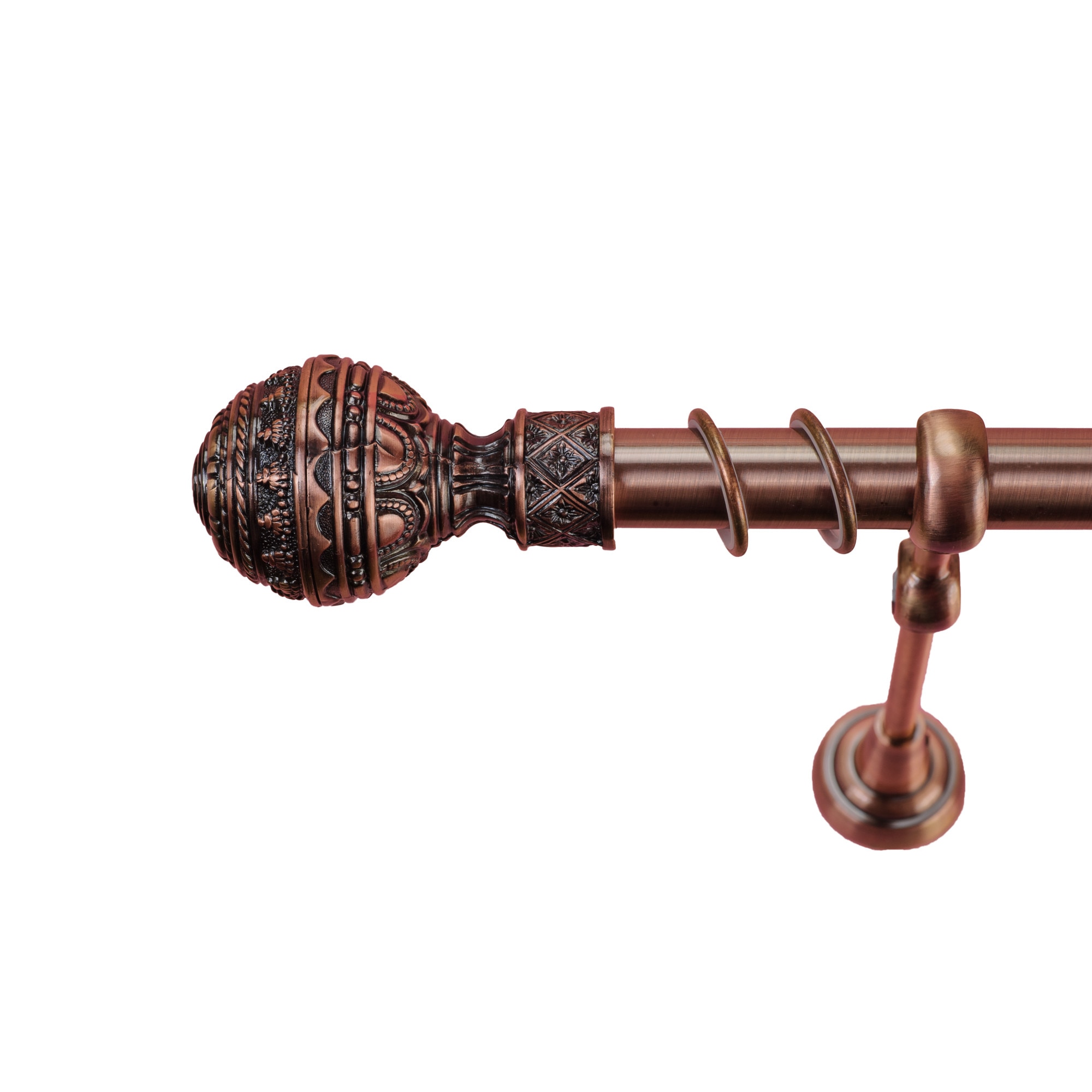 Galerie simpla Betina, grosime 25mm, cupru, 180 cm