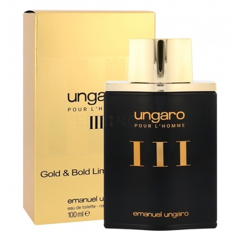 Apa de Toaleta Emanuel Ungaro Ungaro Pour L'homme III Gold & Bold , Barbati, 100ml Apa de Toaleta Emanuel Ungaro Ungaro Pour L'homme III Gold & Bold , Barbati, 100ml