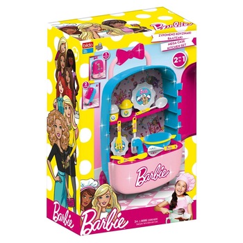 Bucatarie cu troler si accesorii, Barbie Bucatarie cu troler si accesorii, Barbie