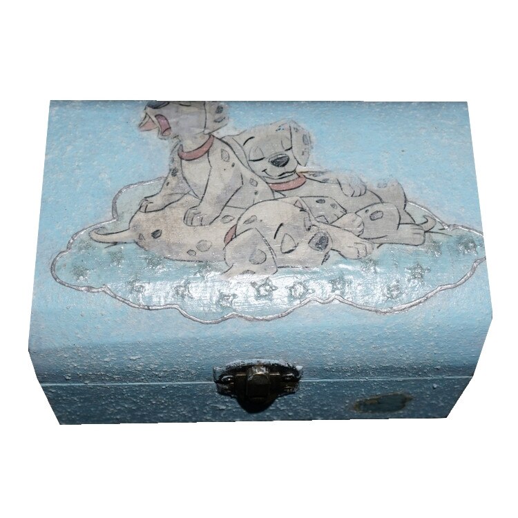 Cutiuta handmade pentru prima suvita si dintisorii de lapte ai bebelusului Dalmatieni, Little angel