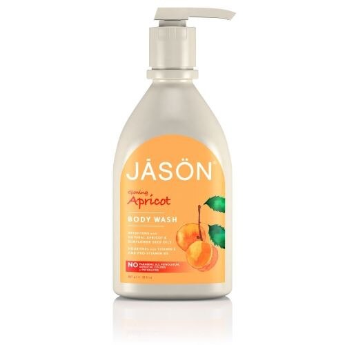 Gel de dus satinat, cu caise, 887ml, Jason