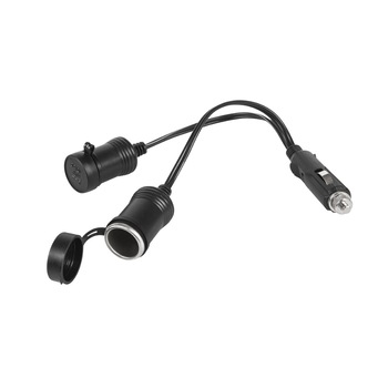 Splitter bricheta auto x 2, negru Splitter bricheta auto x 2, negru