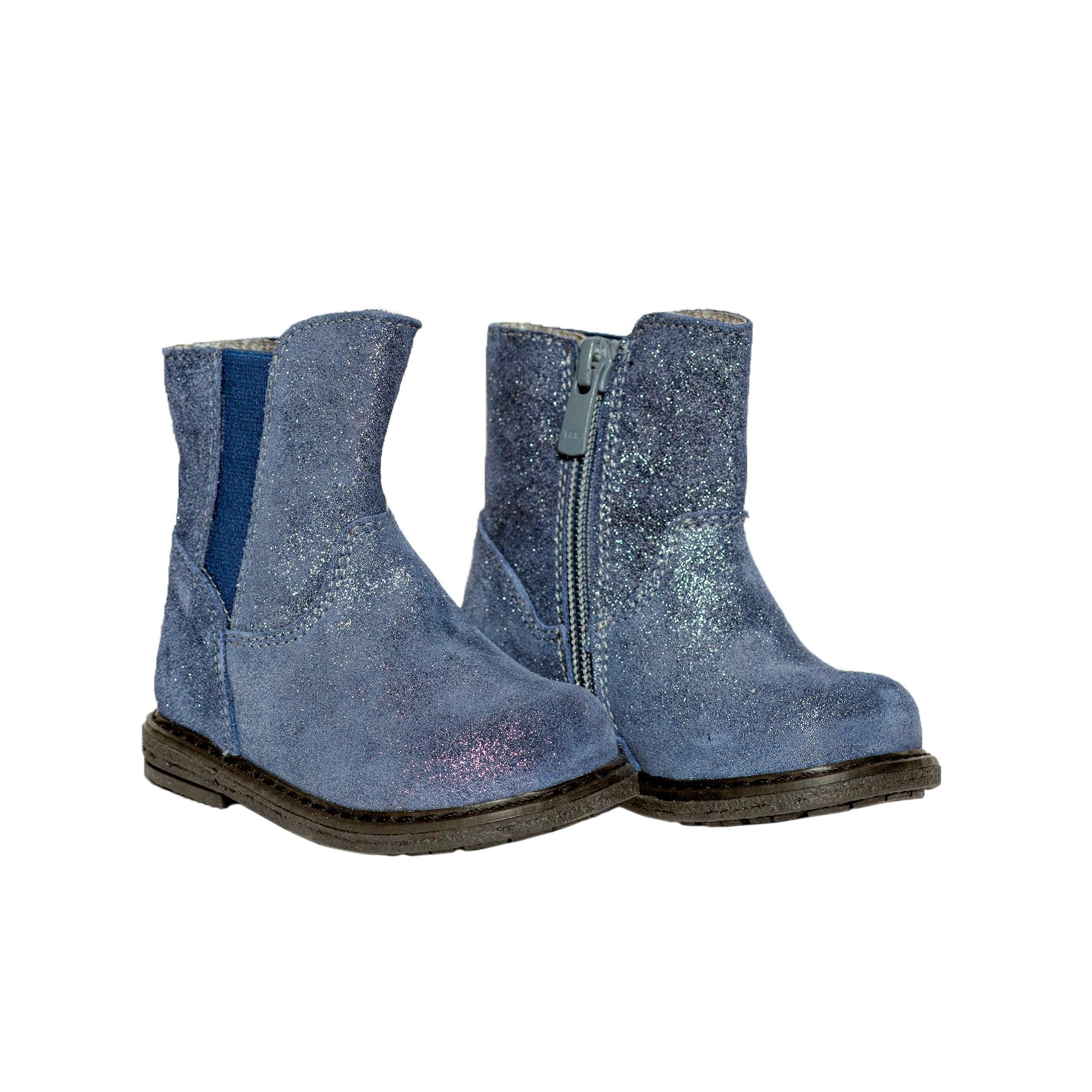 Cizmulite piele copii Leyla blu Pj Shoes