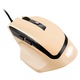 Egér optikai USB SHARKOON SHARK Force SH0056, Cream Gaming, 1600 dpi 6 btn