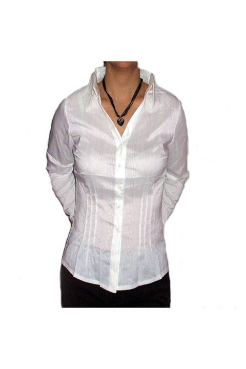 Camasa cu dungi Inkastyl alba