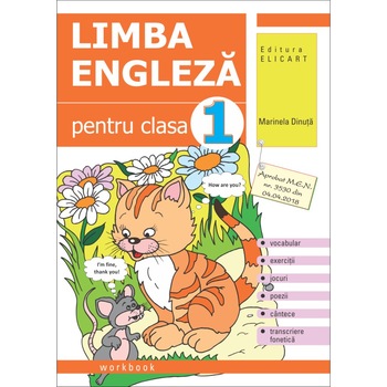 Limba engleza pentru clasa 1. Workbook Limba engleza pentru clasa 1. Workbook