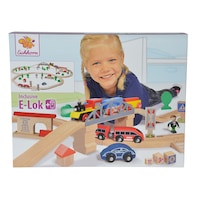 set trenulet lemn eichhorn cu accesorii 80 piese imagen 10_0_
0