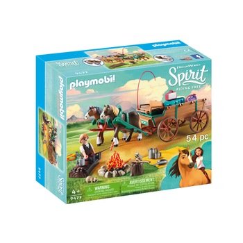 Playmobil Spirit - Tatal lui Lucky si trasura Playmobil Spirit - Tatal lui Lucky si trasura