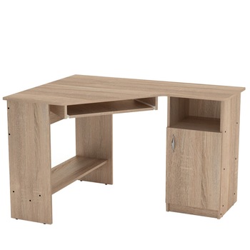 Birou pe Colt MarcelProd, SU 13, 90x120x75cm, Sonoma Birou pe Colt MarcelProd, SU 13, 90x120x75cm, Sonoma