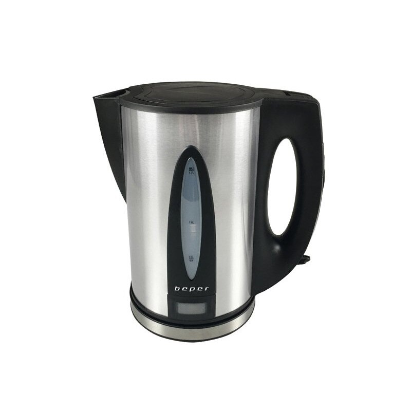Fierbator de apa 2200 W, capacitate 1.7 L, carcasa otel inoxidabil, Beper, BB.101