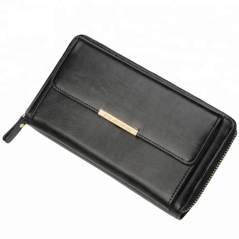 Portofel Dama Baellerry RM-261 , Negru , Piele