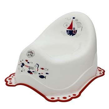 Olita cu sistem antialunecare Ocean Sea Alb-Rosu Olita cu sistem antialunecare Ocean Sea Alb-Rosu