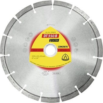Disc de debitare diamantat Klingspor DT350B EXTRA 230X2,6X22,23mm Disc de debitare diamantat Klingspor DT350B EXTRA 230X2,6X22,23mm