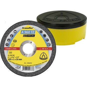 Set 25 discuri debitat metal, inox, Klingspor, A 960 TZ Special , 125 x 1 x 22,23 mm Set 25 discuri debitat metal, inox, Klingspor, A 960 TZ Special , 125 x 1 x 22,23 mm