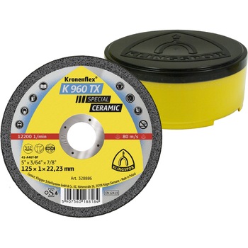 Set 25 discuri debitat metal, inox, Klingspor, K 960 TX Special , 125 x 1 x 22,23 mm Set 25 discuri debitat metal, inox, Klingspor, K 960 TX Special , 125 x 1 x 22,23 mm