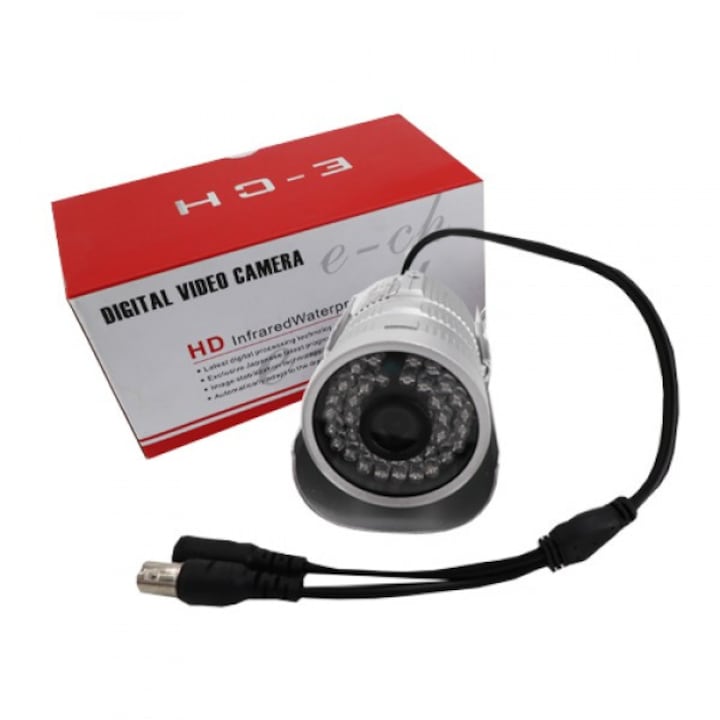 HD дигитална видео камера E-CH, ОЕМ с кабел Сива