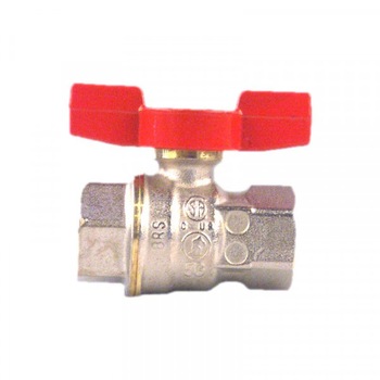 Robinet de Trecere Fluture cu Sfera din alama cromata, Giacomini 1/2 FI-FI Robinet de Trecere Fluture cu Sfera din alama cromata, Giacomini 1/2 FI-FI