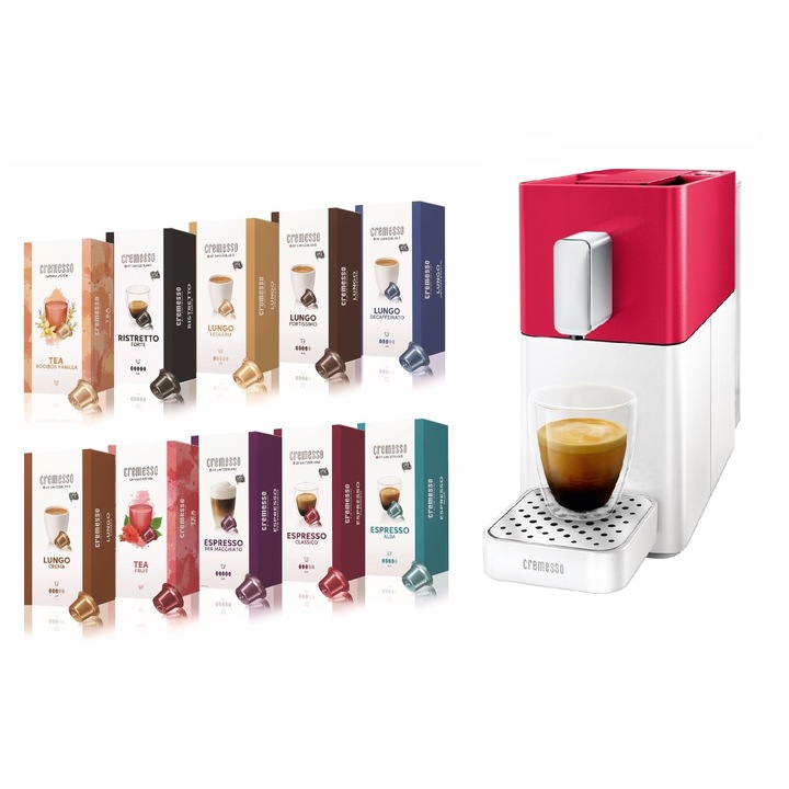 Pachet Promo, Espressor Easy Automat + set 10 cutii capsule cafea, 160 capsule