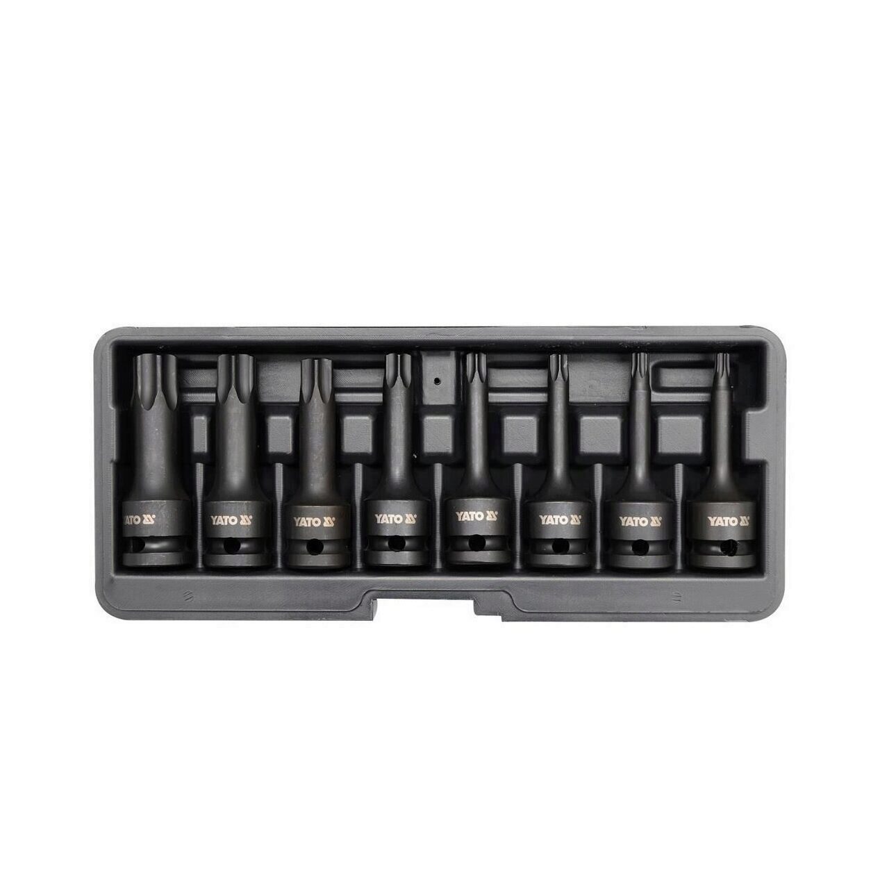 Set 8 chei de impact Torx, Yato YT-1065, 1/2