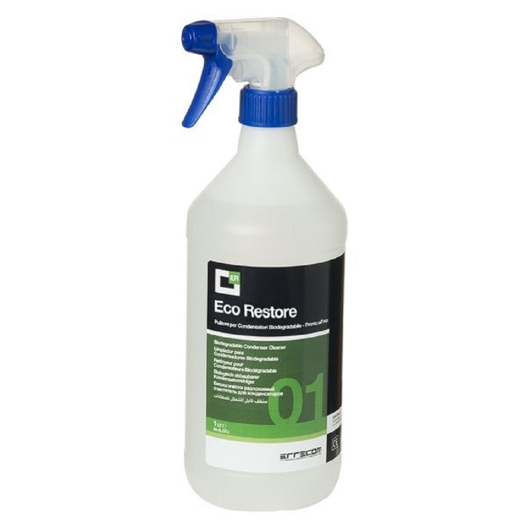 Spray curatare sistem climatizare condensatoare AC ERRECOM ECO RESTORE concentrat 1: 4 1 litru