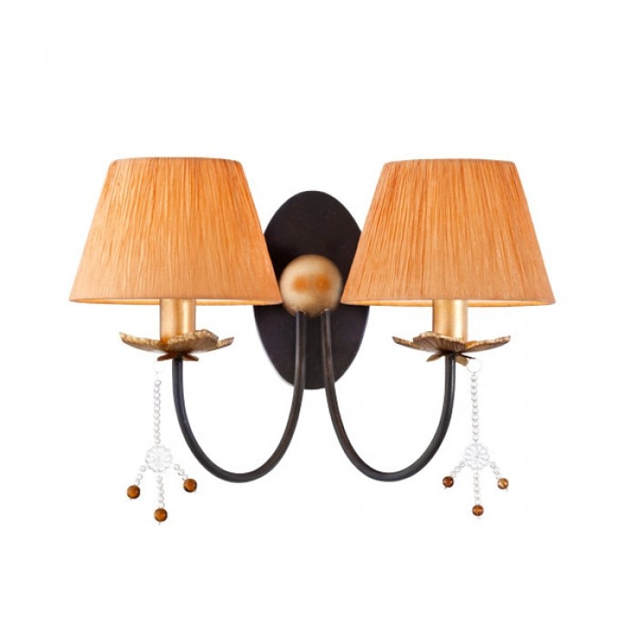 Aplica clasica Intrigo, 2Xe-14, abajur textil, IIN W2S