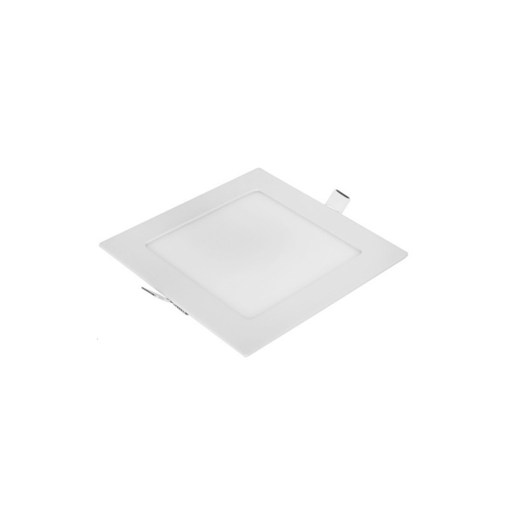 Panou led rotund incastrat 12W Alb cald