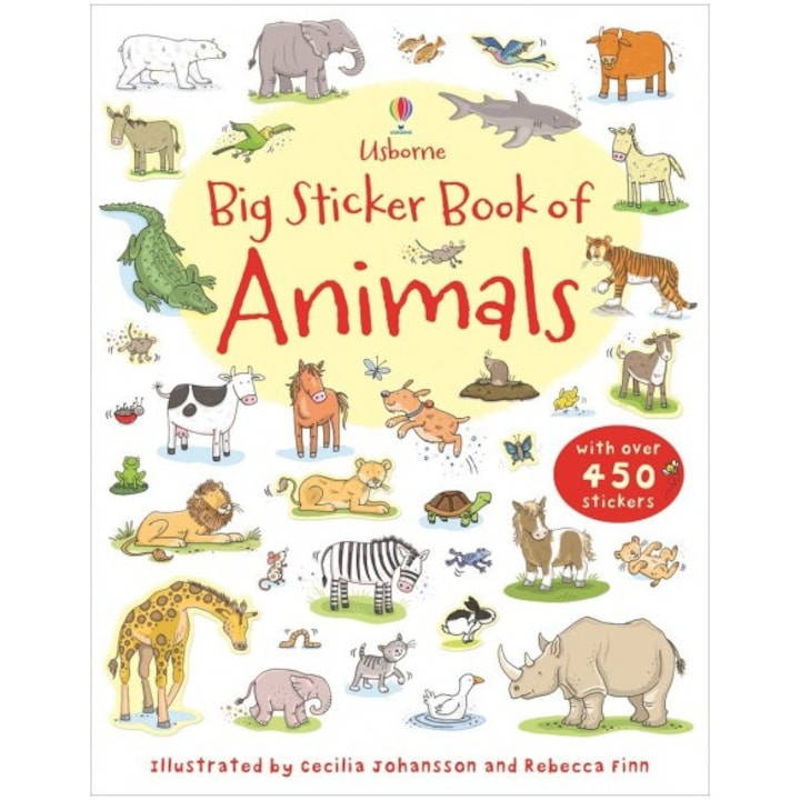 Голяма книга със стикери с животни, Сам Таплин