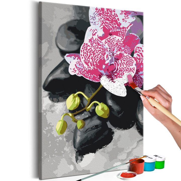Számfestő készlet Artgeist Pink Orchid , 40 x 60cm
