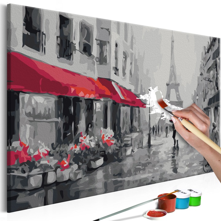 Számfestő készlet Artgeist Rainy Paris , 60 x 40cm