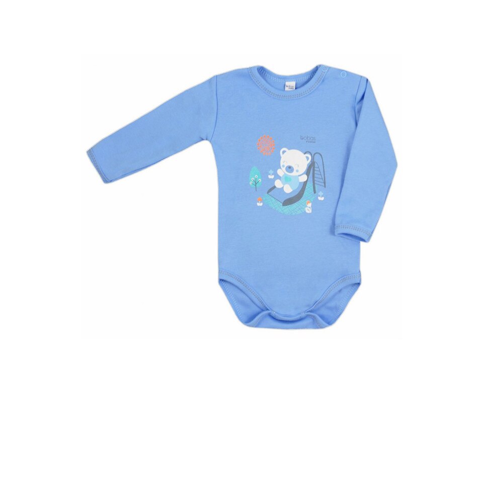 Body cu maneca lunga pentru baieti Zabaw Koala 3625-AL, Albastru