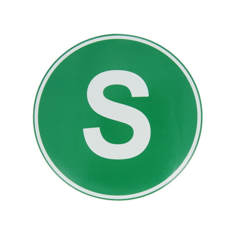 Eticheta avertizare/informare vehicule ecologocice S (fi 220)Cargoparts